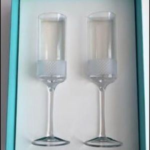 Tiffany Champagne Glasses - Brand New